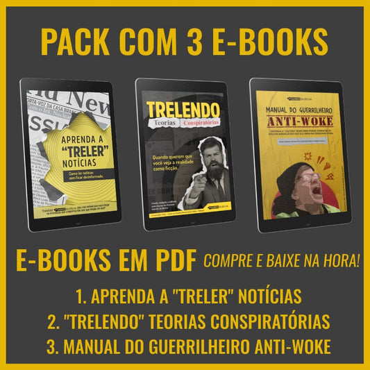 Pack 3 E-Books em PDF